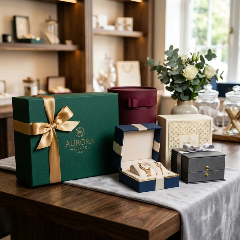 Custom premium gift presentation boxes — packaging option