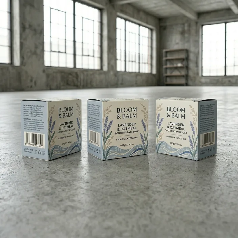 Custom printed bath product boxes — packaging option