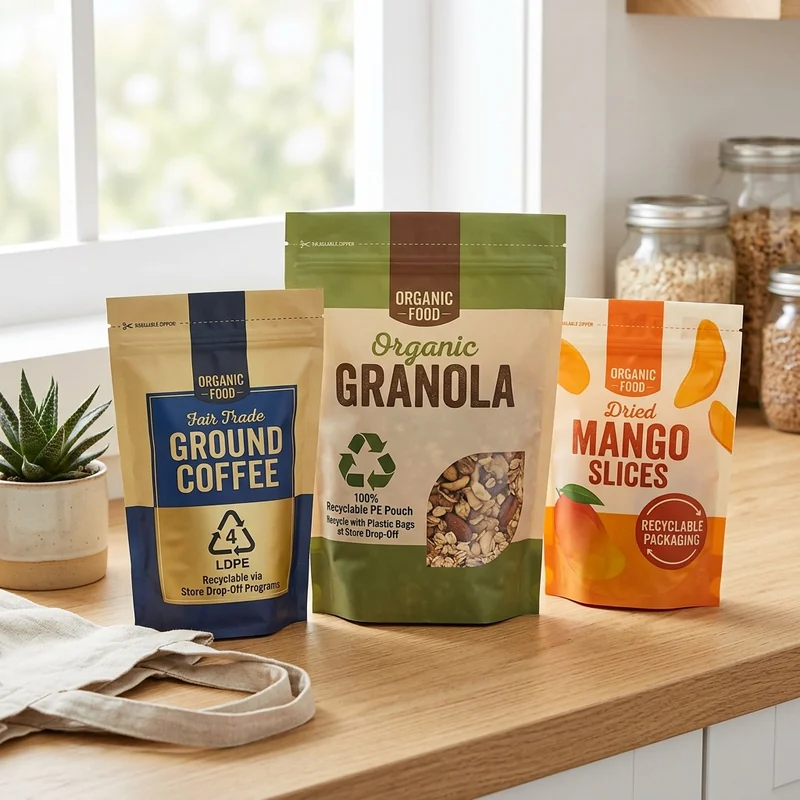 Custom recyclable mylar packaging — packaging option