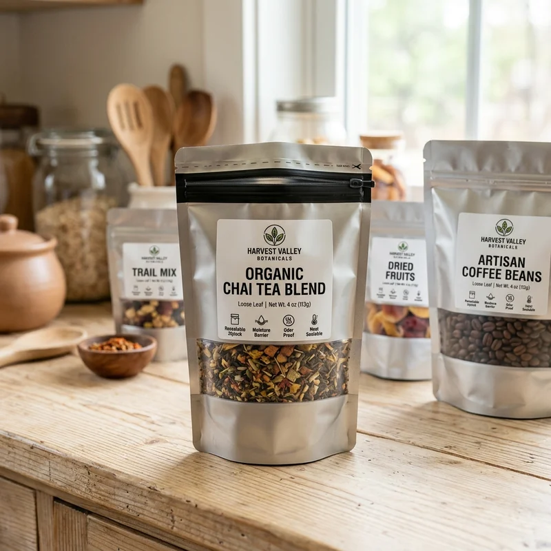 Custom resealable mylar bags — packaging option