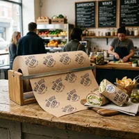 Sandwich Wrap Paper with Logo — view 4