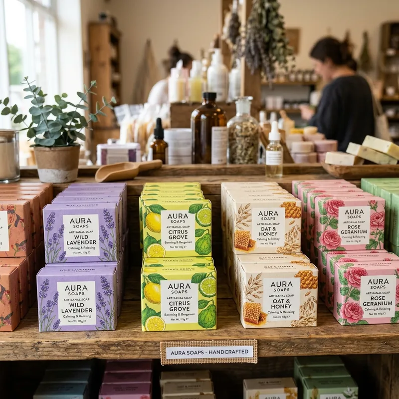 Custom soap retail boxes — packaging option
