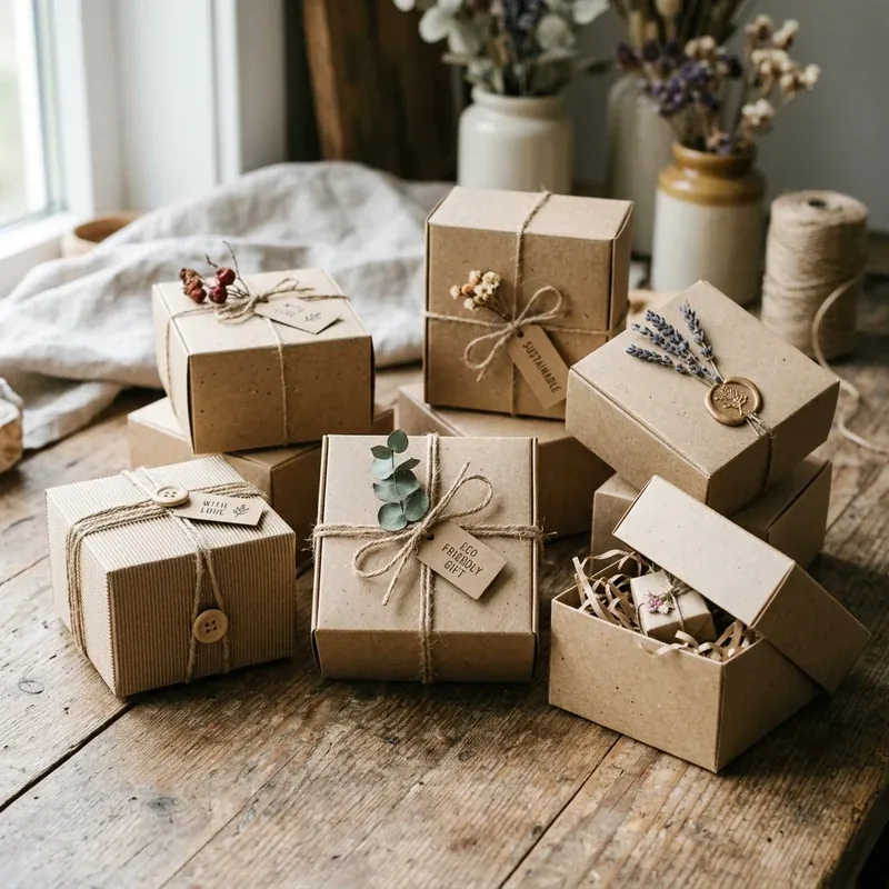 Custom sustainable gift packaging — packaging option
