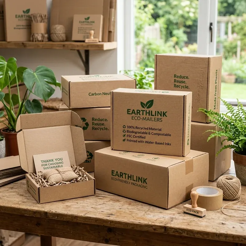 Custom sustainable mailer boxes — packaging option