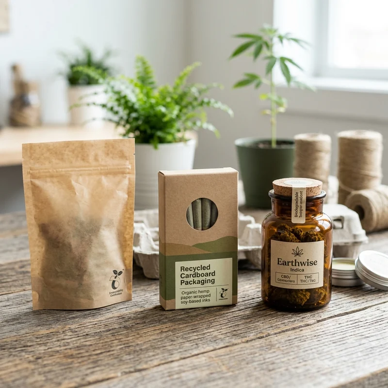 Custom sustainable marijuana packaging — packaging option