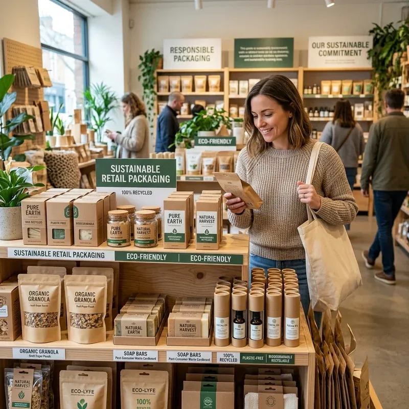 Custom sustainable retail packaging — packaging option