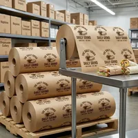Wholesale Restaurant Food Wrap with Logo — view 1